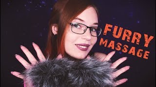 ASMR Stroking Fluff and Whispering + Brush and Blush Pearls