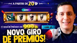 ? FREE FIRE - AO VIVO ?NOVO GIRO DE PRÊMIOS - KOF GUILD - #28K - VEM PRA LIVE DO GORDINHO