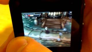 Motoactv running Mario kart 64 & Samurai II