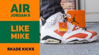 Air Jordan 6 'Like Mike' W/ On Foot