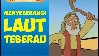 MENYEBERANGI LAUT TEBERAU - Slide cerita komik Alkitab anak kristen sekolah minggu