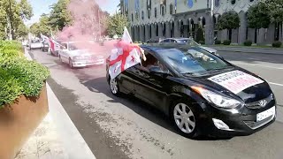 В Тбилиси началась акция оппозиции "Посигналь Бидзине!"