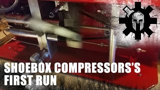 Shoebox Compressor's First Run