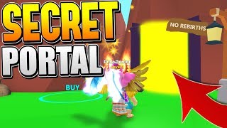 SECRET CRYSTAL PORTAL IN ROBLOX MINING SIMULATOR! *NO REBIRTHS*