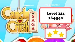 Candy Crush Saga Level 344 - No Boosters