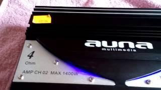 Авто усилитель невероятной крутизны. С синими лампочками!!!