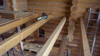 Как врезать балки в глухую стену.