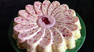 Торт без выпечки с желе и крекером ./Вкусный торт . /Торт из печенья ./Десерты без выпечки .