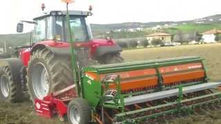 Semina piselli 2013 con Massey Ferguson 7620 + combinata amazone/tulip 4m _FullHD_