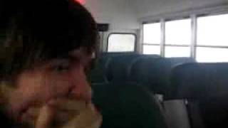 Автобус наехал на кочку(Bus hit a bump)