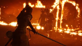 Escaping a Burning Village in Hellblade: Senua's Sacrifice