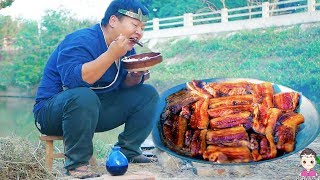 100元買3斤五花肉，做一鍋“把子肉”，肥而不膩，吃著真過癮【御廚流浪記】