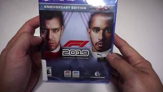 F1 2019 Anniversary Edition | FREE DLC Code Inside | Unboxing | ASMR |