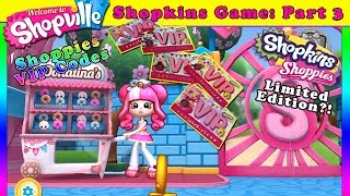 Shopkins Shopville App #3 + New Shoppies VIP Code & Game Play