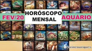 AQUÁRIO - MÊS DE FEVEREIRO COMPLETO