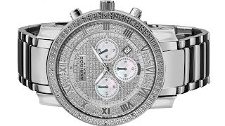 Akribos XXIV Men's Grandiose Diamond Chronograph Watch