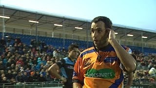 Tomas Leonardi gets his first try for Edinburgh - Glasgow Warriors v Edinburgh 26th April 2014