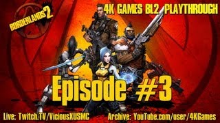 Let's Play Borderlands 2 4 Player Co-Op: Episode #3 (Part 2/2)