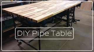 DIY Pipe table