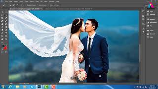 hướng dẫn tách voan cô dâu cực đỉnh bên photoshop