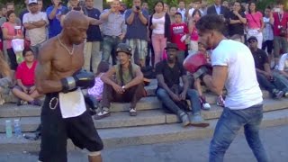 STREET BOXING MATCH! ADAM vs. TEAM USA