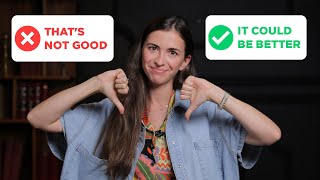 Stop Saying "THAT'S NOT GOOD!" Use these alternatives to SOUND LIKE A NATIVE