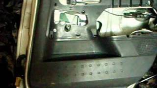 Разборка двери Меган.Paintless Dent Repair