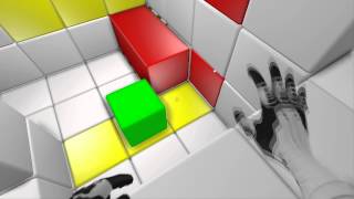 Прохождение игры:Q.U.B.E (Level 3) - Движение кубов)