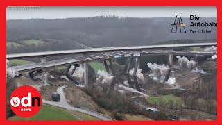 KA-BOOM: Tallest German Motorway Bridge Demolished