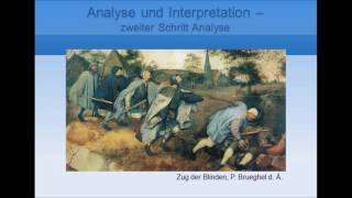 Analyse und Interpretation Teil 1