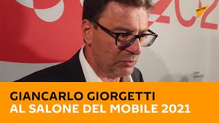 Giancarlo Giorgetti al Salone del Mobile 2021