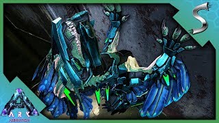 TEK ROCKDRAKE SADDLE & SLEEPING POD! GAMMA BROODMOTHER FIGHT! - Ark: Aberration [DLC Gameplay E47]