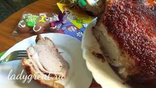 Что приготовить на Пасху - свиная лопатка запеченная.