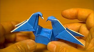 折紙 小鳥のカップル　bird couple