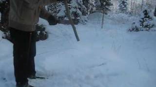 Extreme cold weather testing: Hukari chopping
