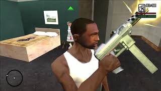 GRANNY in CJ's House in GTA San Andreas! (Killing Granny and Taking Her Baseball Bat)