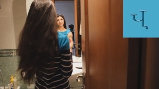 Быстрая укладка длинных, пушащихся волос | Уход после мытья | Mane beauty blog