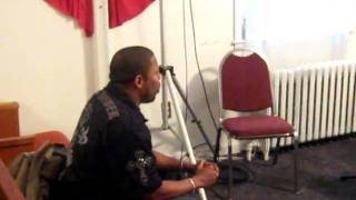 Bishop Walton preaching "Just Wait"
