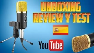 El Mejor micrófono BARATO para YOUTUBERS | 2017 | Unboxing Review | Vlogs y Gameplays |