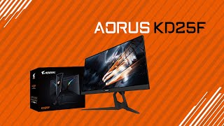 Распаковка монитора AORUS KD25F