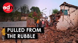DEADLY Earthquake Survivors Pulled From Rubble in Nepal