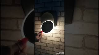 H258 Lampu dinding taman led 6w waterproof outdoor wall lamp anti air