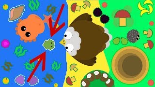 MOPE.IO - ОРЕЛ СПАСАЕТ МОПИО И ВСТРЕЧАЕТ САМОГО МАЛЮСЕНЬКОГО КРАКЕНА - ИГРА MOPE IO