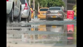 La marea alta ha colapsado varias calles de Cartagena - Noticias Caracol