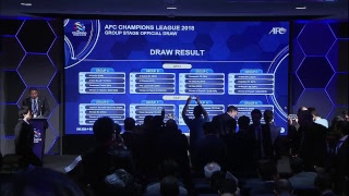 AFC Champions League 2018 Official Group Stage Draw