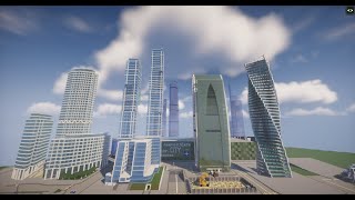 Слив карты Москва сити демастера в майнкрафте