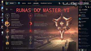 RUNAS E BUILDS DE MASTER YI E VOLIBEAR!