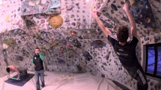 Slovenia climbing team training with Lapis Rolly bar and other Lapis products