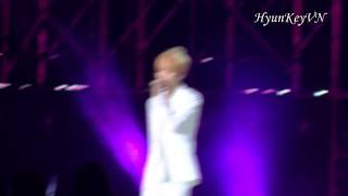 [Fancam][HyunKeyVN] Key focus - Special Stage "Yêu lại từ đầu" @ Music Bank in Hanoi 150328