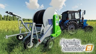 КУПИЛ НОВУЮ ТЕХНИКУ В КОЛХОЗ!  ПОЛИВОЧНЫЙ КОМПЛЕКС FARMING SIMULATOR 19